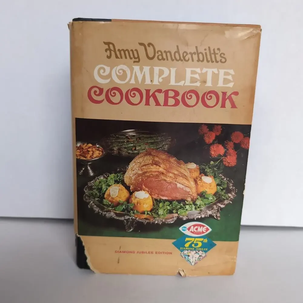 Vintage‎ Amy Vanderbilt's Complete Cookbook 1961 Andy Warhol Drawings Acme